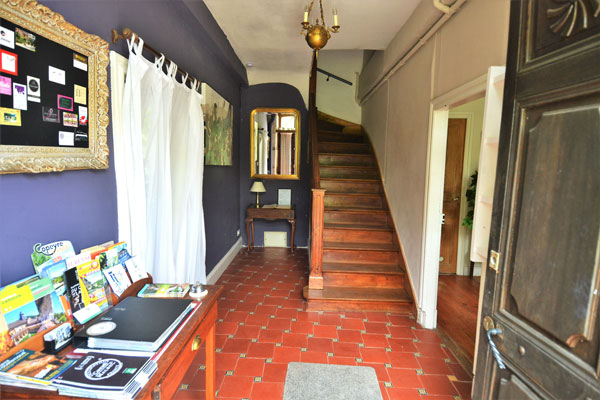 entrance hall of Le Manoir in Souillac