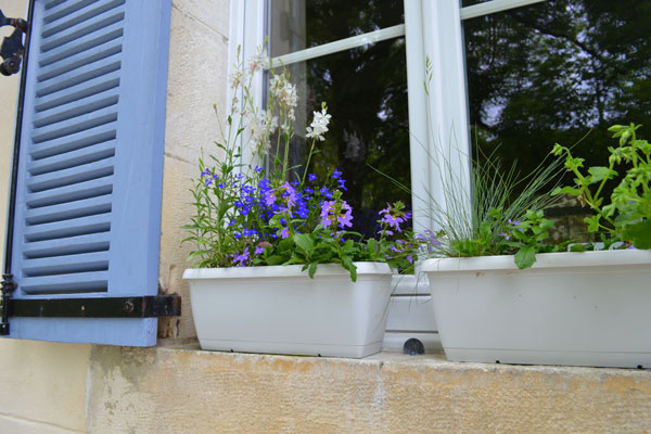 Le Manoir in Souillac, flower boxes