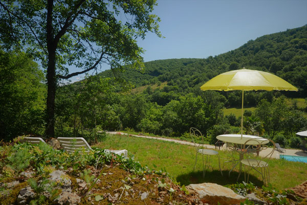 Le Manoir Souillac, the upper terrace