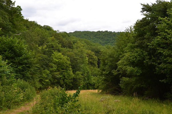 valley at walking distance from Le Manoir in Souillac