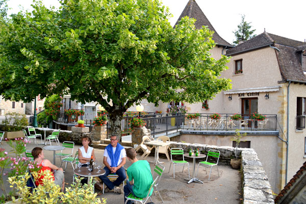 on a walk in Loubressac