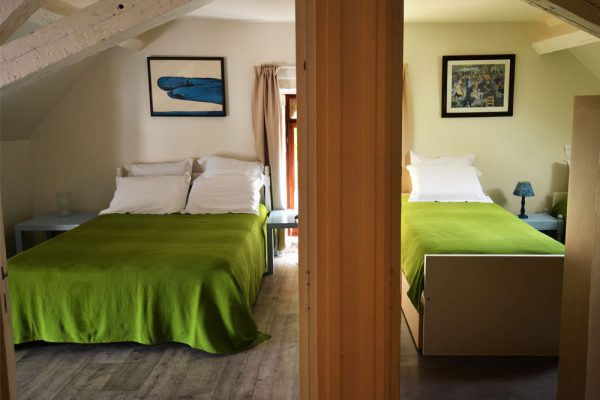 2 chambres a coucher gite Tannat Le Manoir Souillac