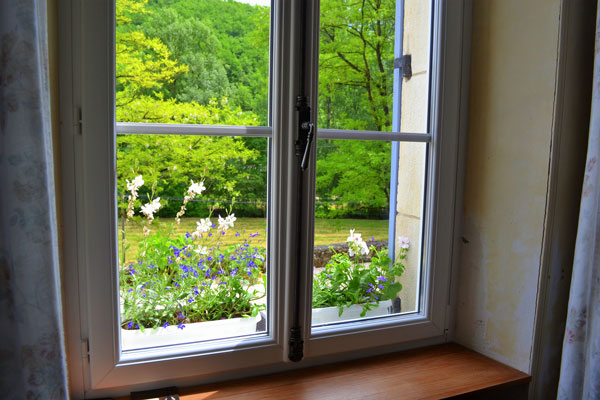 Le Manoir a Souillac, vue depuis la fenêtre