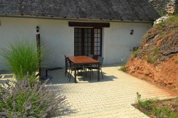 Terrasse du gite Tannat Le Manoir Souillac