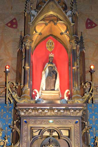 De zwarte madonna van Rocamadour