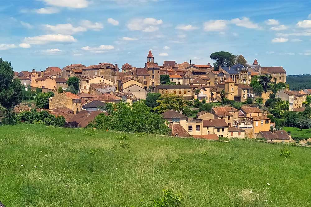 Zicht op Belvès