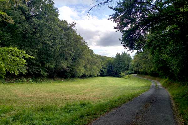 sfeerfoto fietstocht R10 vanaf Le Manoir in Souillac