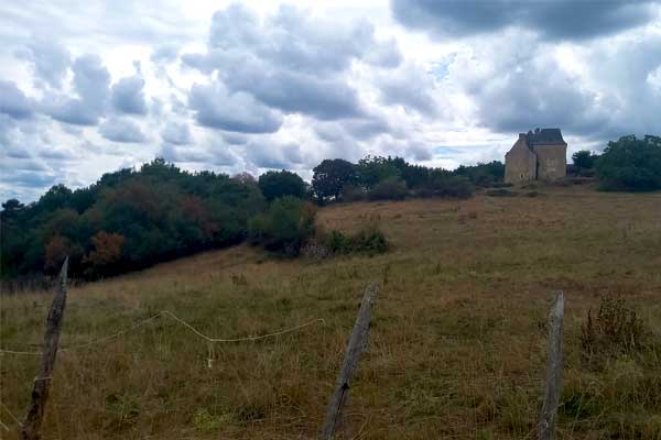 sfeerfoto fietstocht R13 vanaf Le Manoir in Souillac