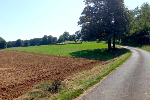 sfeerfoto fietstocht R14 vanaf Le Manoir in Souillac