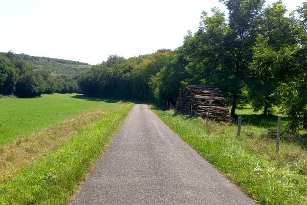 sfeerfoto fietstocht R14 vanaf Le Manoir in Souillac