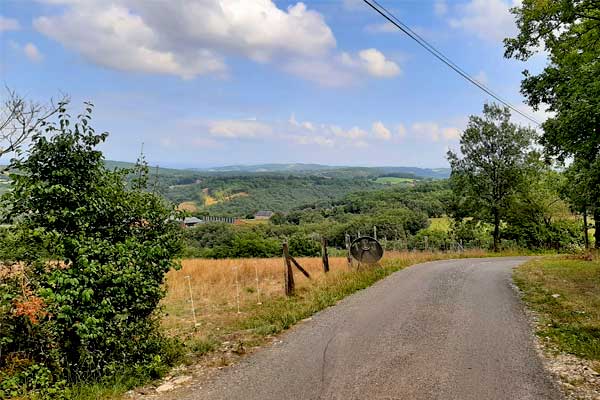 sfeerfoto fietstocht R15 vanaf Le Manoir in Souillac