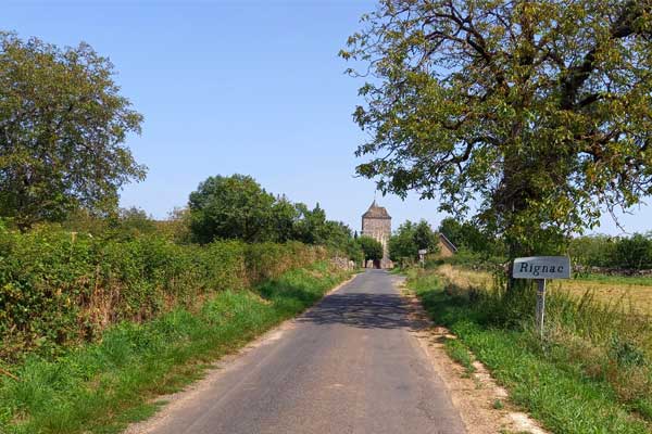 sfeerfoto fietstocht R16 vanaf Le Manoir in Souillac