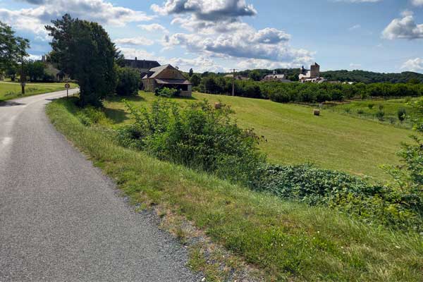 sfeerfoto fietstocht R16 vanaf Le Manoir in Souillac