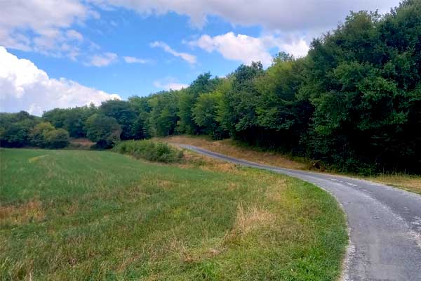 sfeerfoto fietstocht R20 vanaf Le Manoir in Souillac