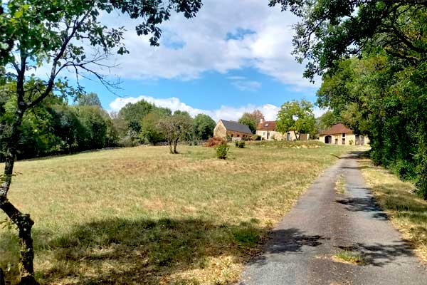 sfeerfoto fietstocht R20 vanaf Le Manoir in Souillac