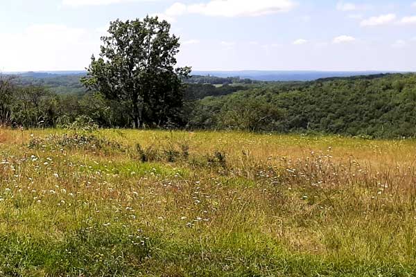 sfeerfoto fietstocht R22 vanaf Le Manoir in Souillac