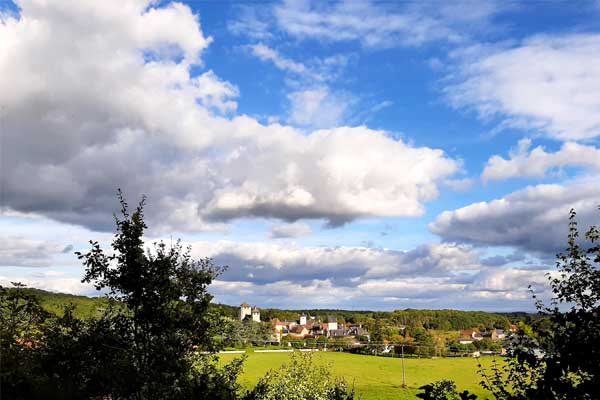 sfeerfoto fietstocht R3 vanaf Le Manoir in Souillac