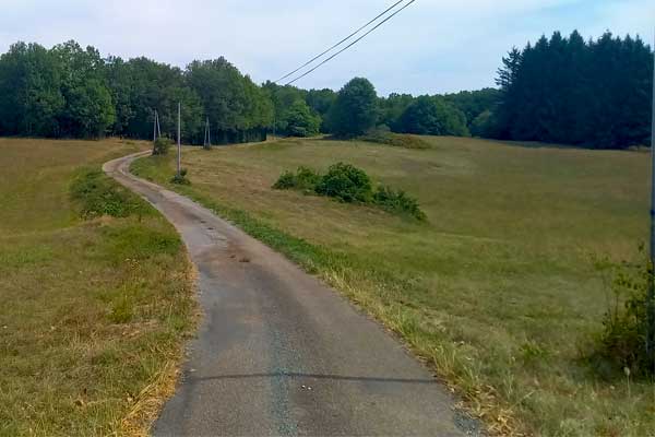 sfeerfoto fietstocht R4 vanaf Le Manoir in Souillac