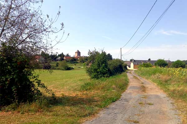 sfeerfoto fietstocht R5 vanaf Le Manoir in Souillac