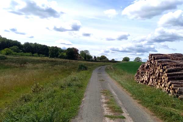 sfeerfoto fietstocht R8 vanaf Le Manoir in Souillac